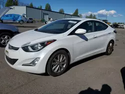 Salvage cars for sale from Copart Portland, OR: 2016 Hyundai Elantra SE