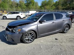 Salvage cars for sale at Waldorf, MD auction: 2015 Lexus CT 200