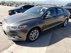 Salvage cars for sale at Van Nuys, CA auction: 2017 Ford Fusion SE Hybrid