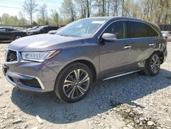 Salvage cars for sale at Waldorf, MD auction: 2020 Acura MDX Technology