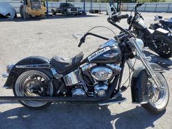 Salvage Motorcycles for sale at auction: 2007 Harley-Davidson Flstn