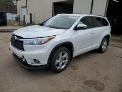 Salvage cars for sale from Copart Ham Lake, MN: 2016 Toyota Highlander Limited