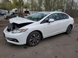 Salvage cars for sale from Copart Portland, OR: 2013 Honda Civic EXL
