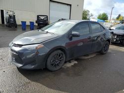 Salvage cars for sale at Woodburn, OR auction: 2017 Toyota Corolla L