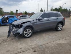 Salvage cars for sale at Gaston, SC auction: 2018 Mercedes-Benz GLC 300 4matic