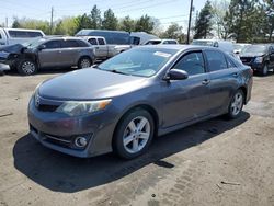 Salvage cars for sale at Denver, CO auction: 2012 Toyota Camry Base