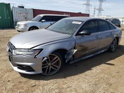Salvage cars for sale from Copart Elgin, IL: 2018 Audi A6 Premium Plus