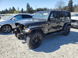 Salvage cars for sale from Copart Graham, WA: 2024 Jeep Wrangler Sahara 4XE