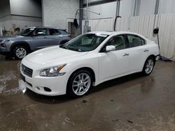 Salvage cars for sale from Copart Ham Lake, MN: 2010 Nissan Maxima S
