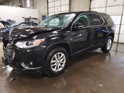 Salvage cars for sale at Blaine, MN auction: 2018 Chevrolet Traverse LT