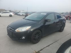 Salvage cars for sale at Grand Prairie, TX auction: 2014 Ford Focus SE