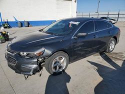 Chevrolet salvage cars for sale: 2018 Chevrolet Malibu LS