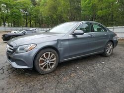 Salvage cars for sale at Austell, GA auction: 2017 Mercedes-Benz C 300 4matic