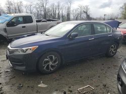 Honda Accord salvage cars for sale: 2016 Honda Accord LX