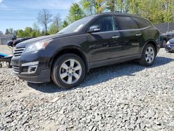 Salvage cars for sale at Waldorf, MD auction: 2017 Chevrolet Traverse LT