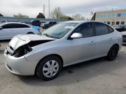 Hyundai salvage cars for sale: 2010 Hyundai Elantra Blue