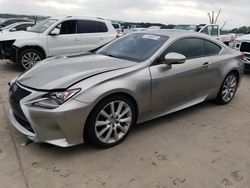 2016 Lexus RC 200T en venta en Grand Prairie, TX