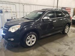 Salvage cars for sale from Copart Avon, MN: 2011 Chevrolet Equinox LTZ