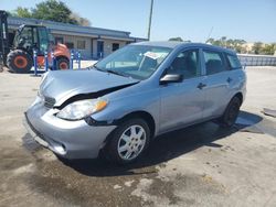 Salvage cars for sale at Orlando, FL auction: 2006 Toyota Corolla Matrix XR