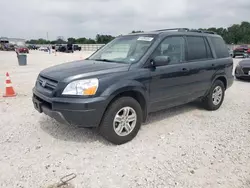 Salvage cars for sale at New Braunfels, TX auction: 2005 Honda Pilot EXL