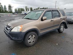 Salvage cars for sale from Copart Portland, OR: 2002 Honda CR-V EX