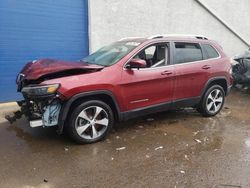 Salvage cars for sale at Hillsborough, NJ auction: 2019 Jeep Cherokee Limited