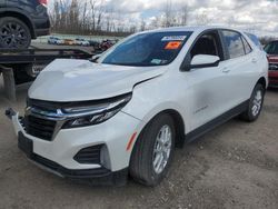 Salvage cars for sale from Copart Leroy, NY: 2022 Chevrolet Equinox LT