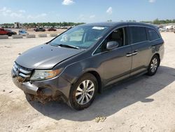 Salvage cars for sale from Copart Oklahoma City, OK: 2015 Honda Odyssey EX