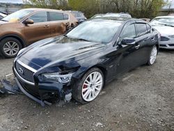 Salvage cars for sale at Arlington, WA auction: 2017 Infiniti Q50 RED Sport 400