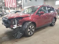 Salvage cars for sale from Copart Blaine, MN: 2018 Subaru Forester 2.5I Limited