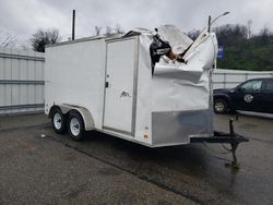 Salvage trucks for sale at West Mifflin, PA auction: 2018 Cfxw Encloailer