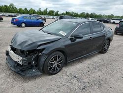 Salvage cars for sale from Copart Houston, TX: 2021 Toyota Camry SE