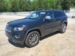 Salvage cars for sale at Gainesville, GA auction: 2015 Jeep Grand Cherokee Limited