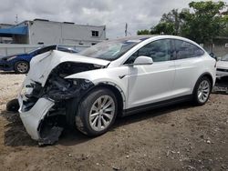 Tesla Model x salvage cars for sale: 2018 Tesla Model X