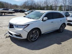 Salvage cars for sale at North Billerica, MA auction: 2018 Acura MDX Navi