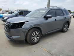 Salvage cars for sale at Grand Prairie, TX auction: 2022 Nissan Pathfinder SL