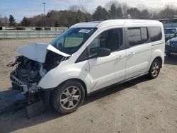 Salvage cars for sale at Assonet, MA auction: 2016 Ford Transit Connect XLT