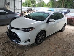 Salvage cars for sale from Copart Midway, FL: 2018 Toyota Corolla L