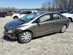 Salvage cars for sale at Candia, NH auction: 2008 Honda Civic LX