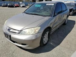 Honda salvage cars for sale: 2004 Honda Civic LX