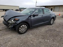 Salvage cars for sale from Copart Temple, TX: 2012 Honda Accord LX