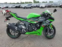 Salvage cars for sale from Copart Oklahoma City, OK: 2024 Kawasaki ZX636 K