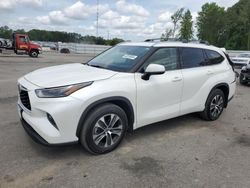 Salvage cars for sale at Dunn, NC auction: 2021 Toyota Highlander XLE