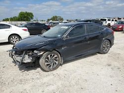 Vehiculos salvage en venta de Copart Haslet, TX: 2018 Honda Civic EX