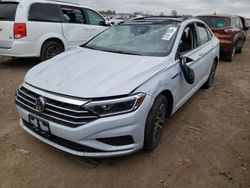 Salvage cars for sale at Elgin, IL auction: 2019 Volkswagen Jetta SEL