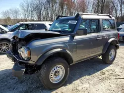 Salvage cars for sale at Candia, NH auction: 2022 Ford Bronco Base