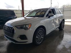 Salvage cars for sale at Homestead, FL auction: 2021 Audi Q3 Premium 40