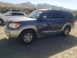 Salvage cars for sale at Reno, NV auction: 2002 Toyota Sequoia SR5