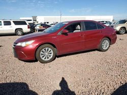 Salvage cars for sale from Copart Phoenix, AZ: 2016 Toyota Camry Hybrid