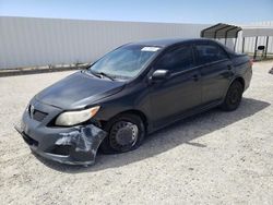 Salvage cars for sale from Copart Adelanto, CA: 2009 Toyota Corolla Base